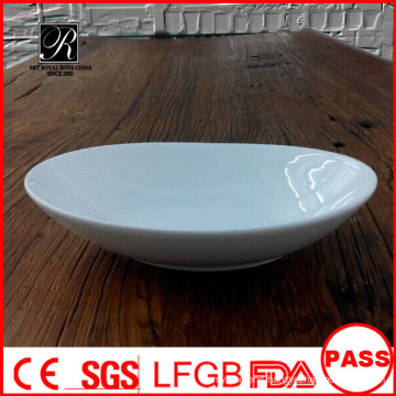 P&T chaozhou factory ceramic/porcelain bowl oval salad bowl